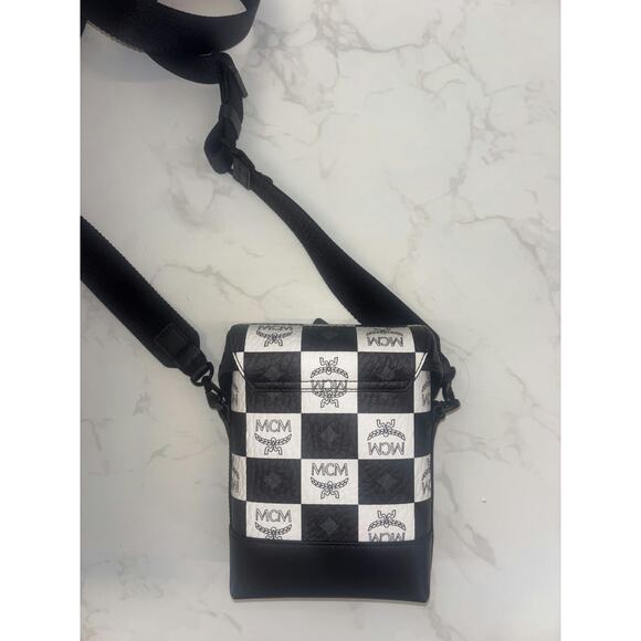 MCM Checkerboard Crossbody Bag - Picture 6 of 6